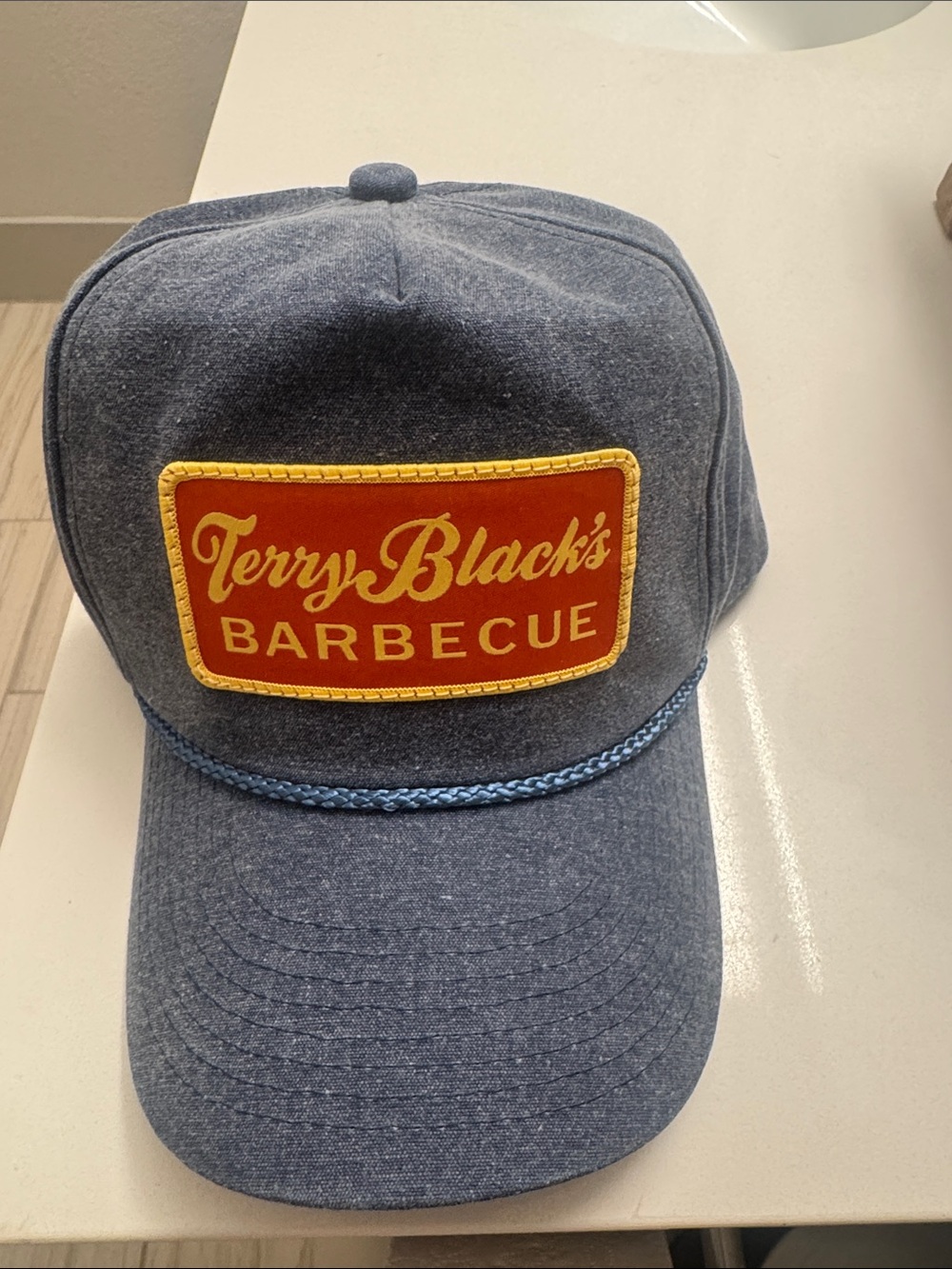 Terry Black’s Barbecue - Blue Rope-Trim Hat